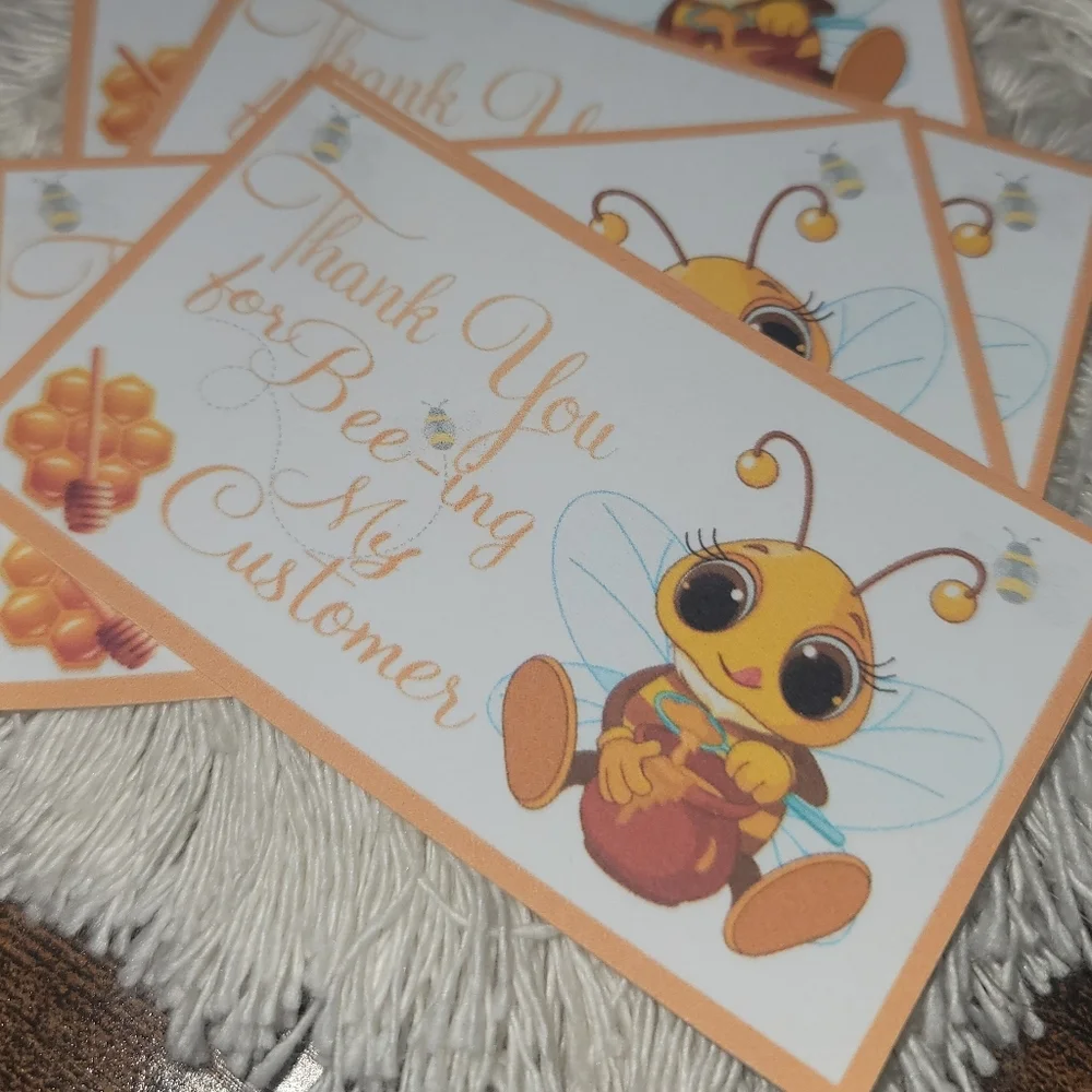 30 Handmade cards Bee - Picture 1 of 2